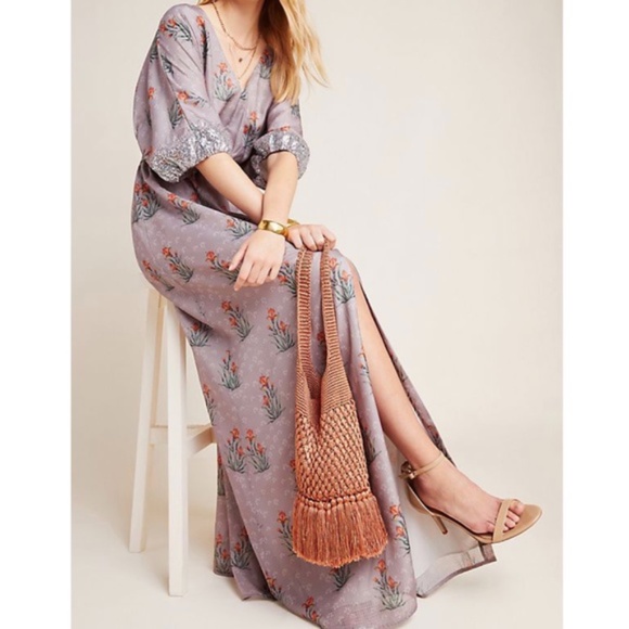 Anthropologie Dresses & Skirts - Anthropologie Isolde Sequined Maxi Dress 6